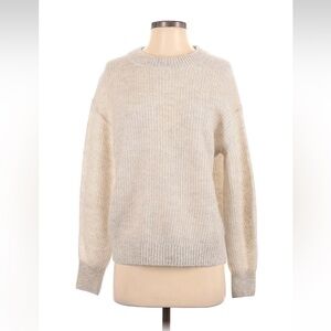 Everlane the Cocoon Crew in Alpaca size S - Women's Beige Crew Neck Sweater